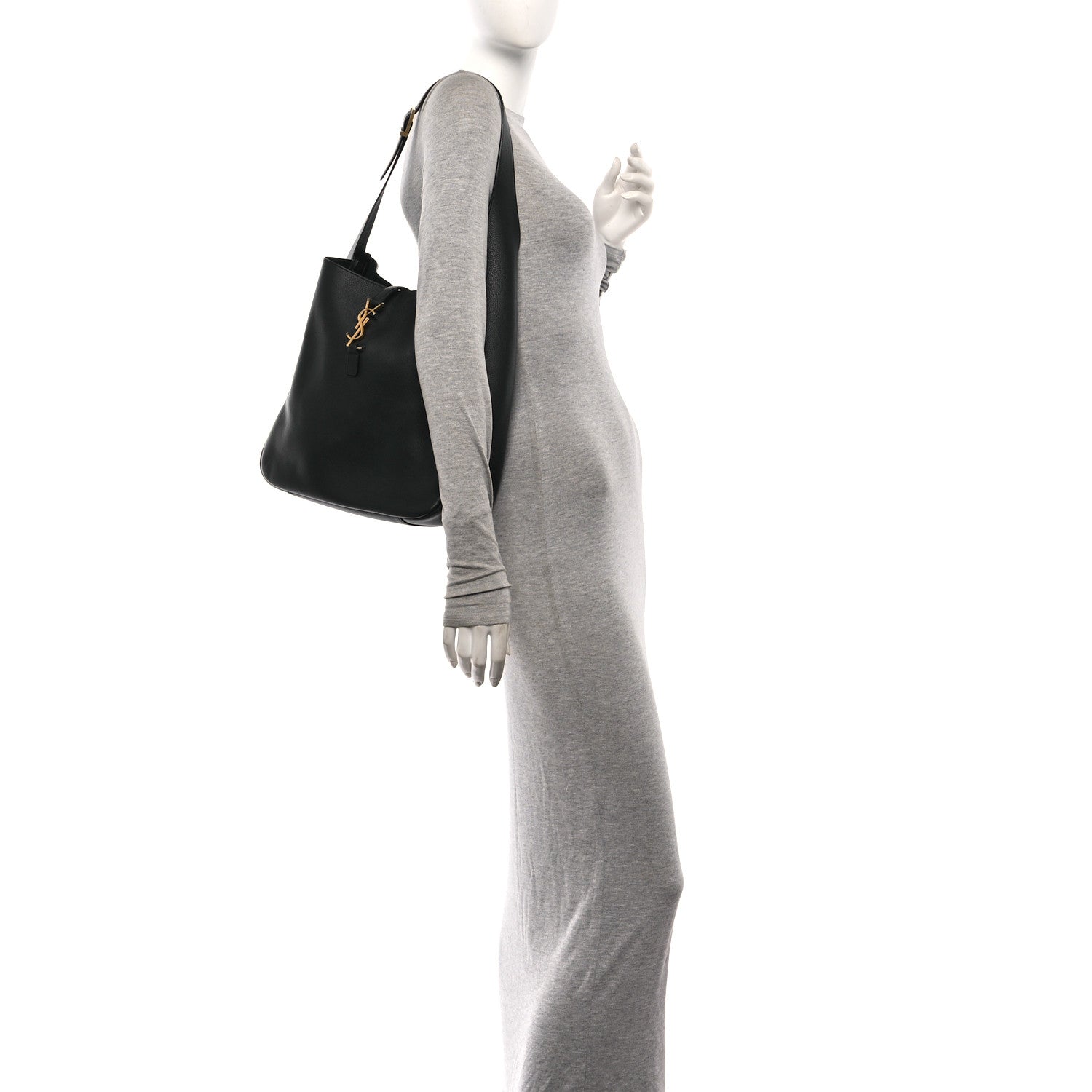 Smooth Calfskin Large Le 5 A 7 Soft Hobo Black