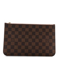 Damier Ebene Neverfull MM GM Pochette Rose Ballerine