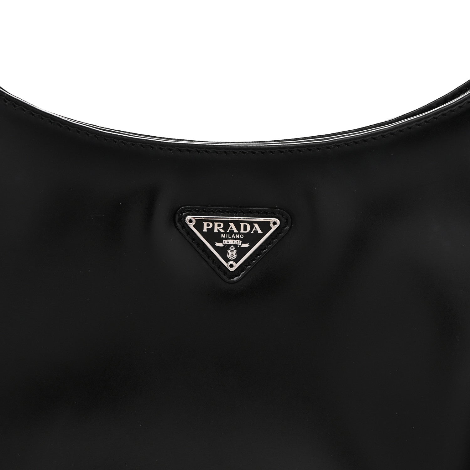 Spazzolato Cleo Shoulder Bag Black