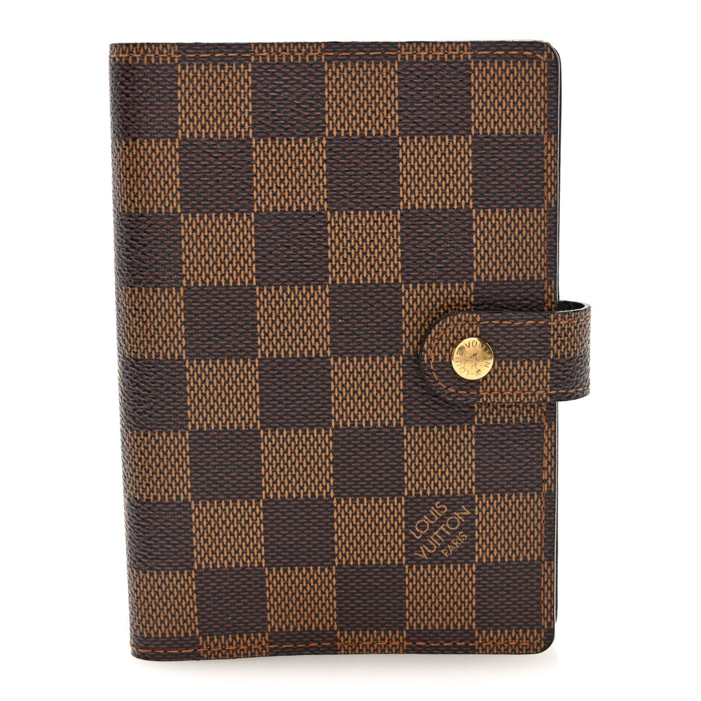 Damier Ebene Small Ring Agenda Cover
