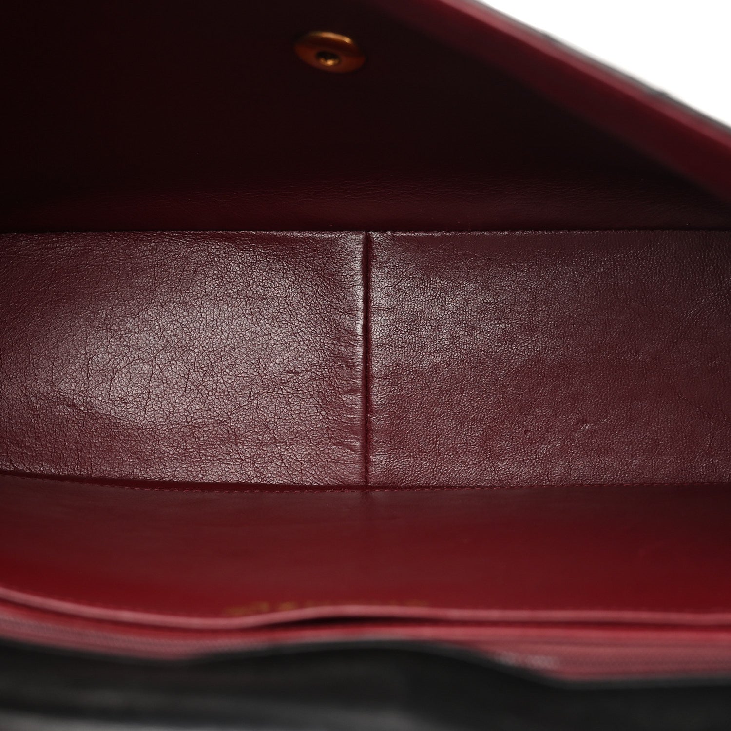 Lambskin Quilted XL Jumbo Single Flap Black