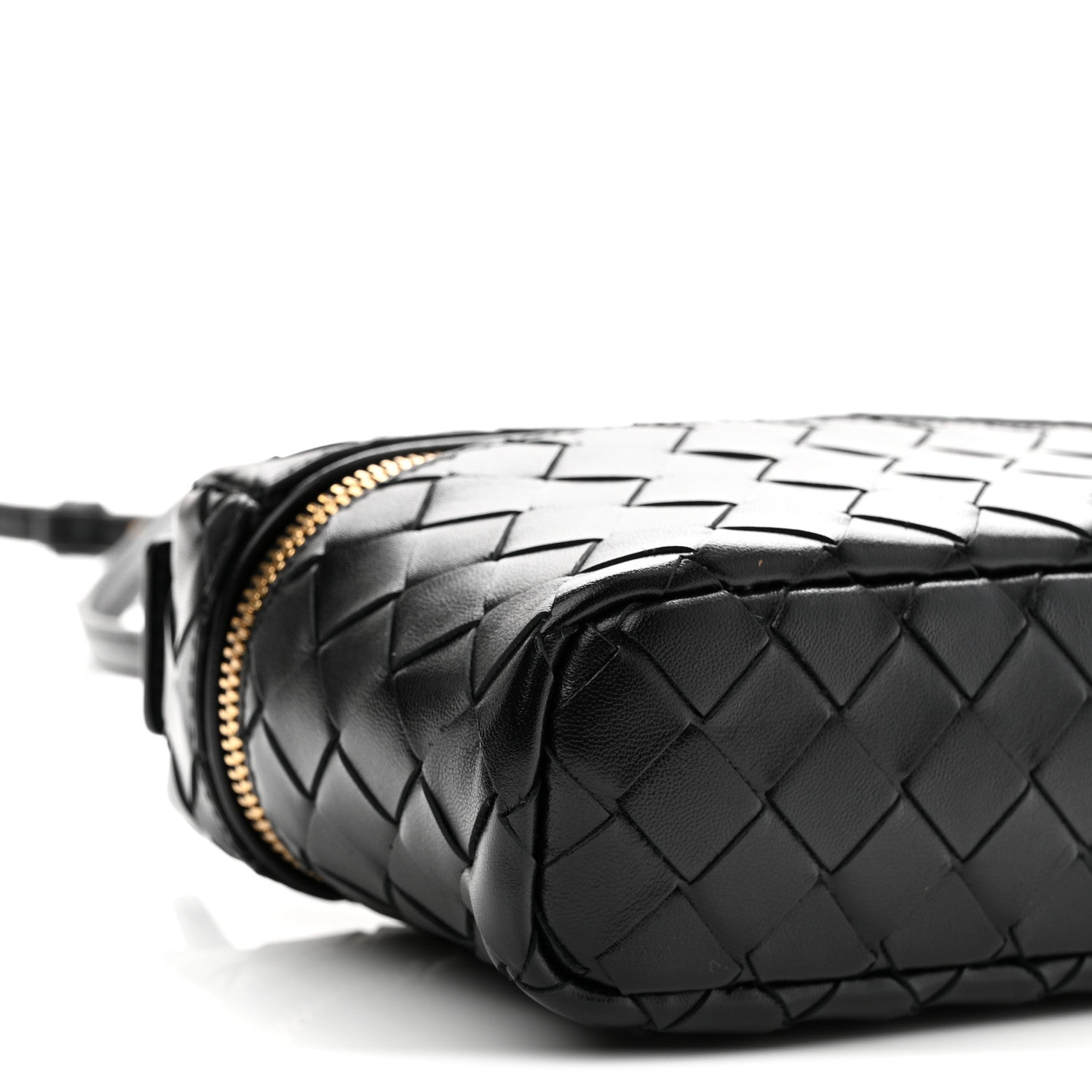 Calfskin Intrecciato Bang Bang Vanity Case Black