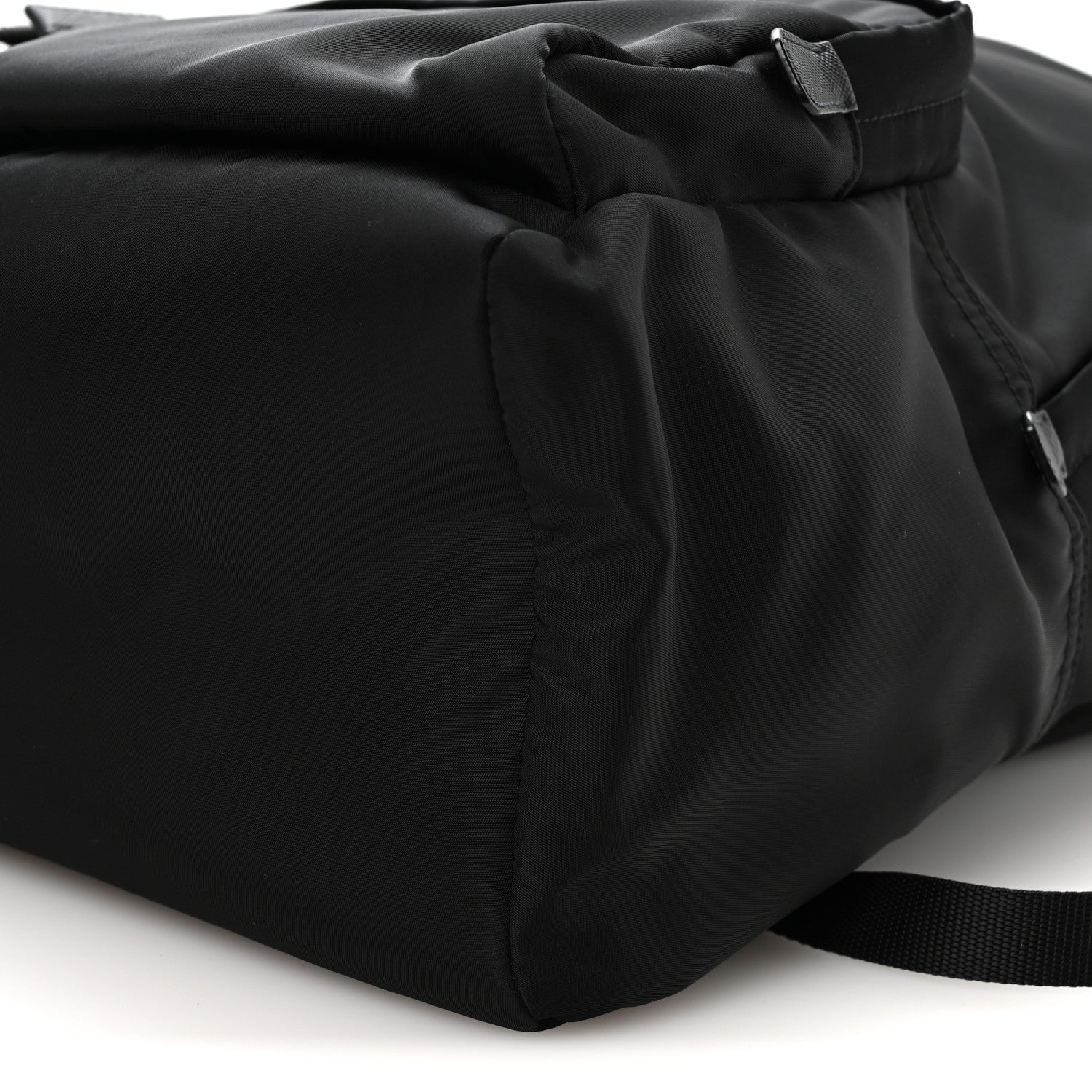 Tessuto Nylon Saffiano Day Backpack Black