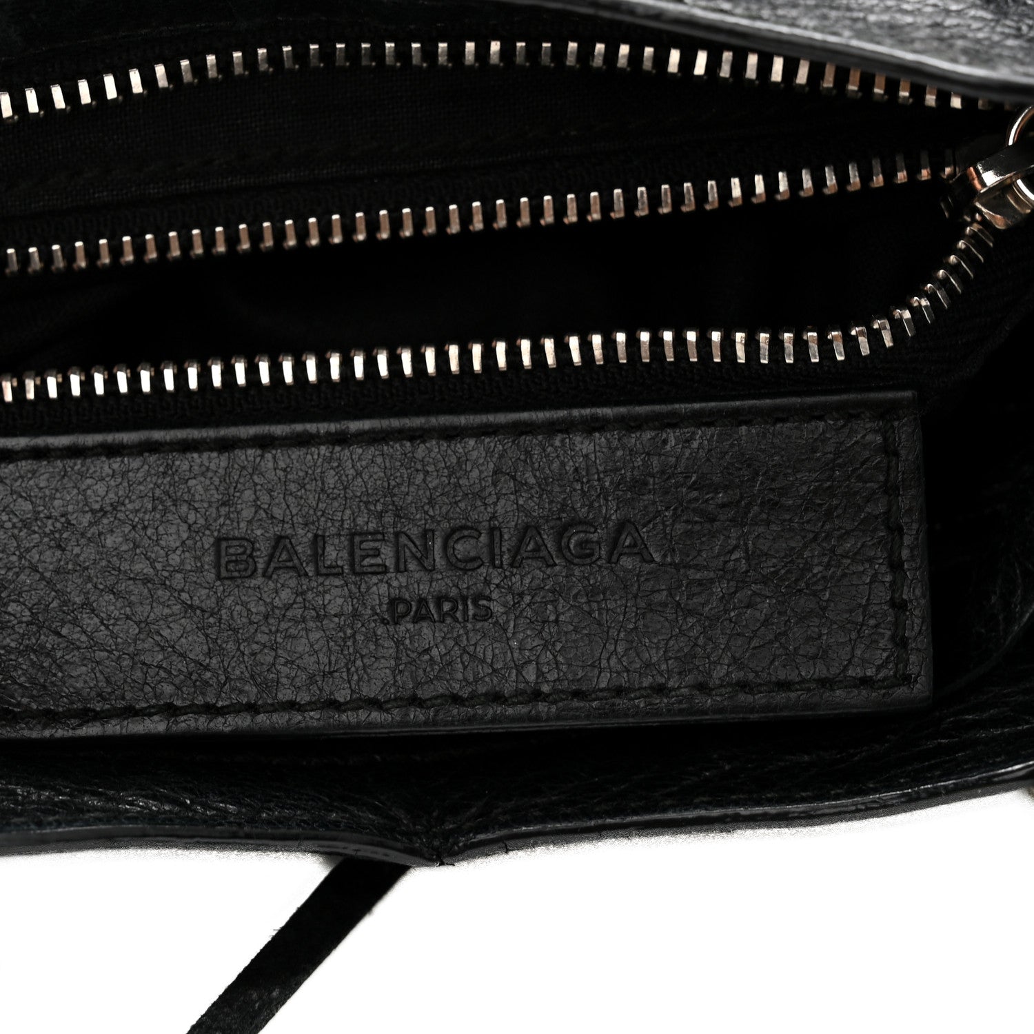 Agneau Classic Silver Hardware Mini City Black