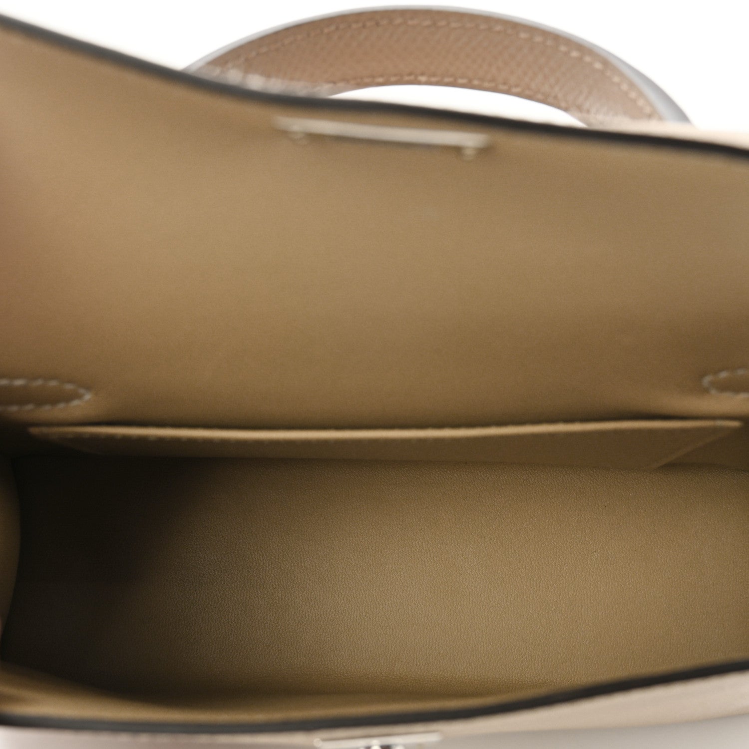 Epsom Tri-Color Mini Kelly Sellier 20 Trench Craie Etoupe