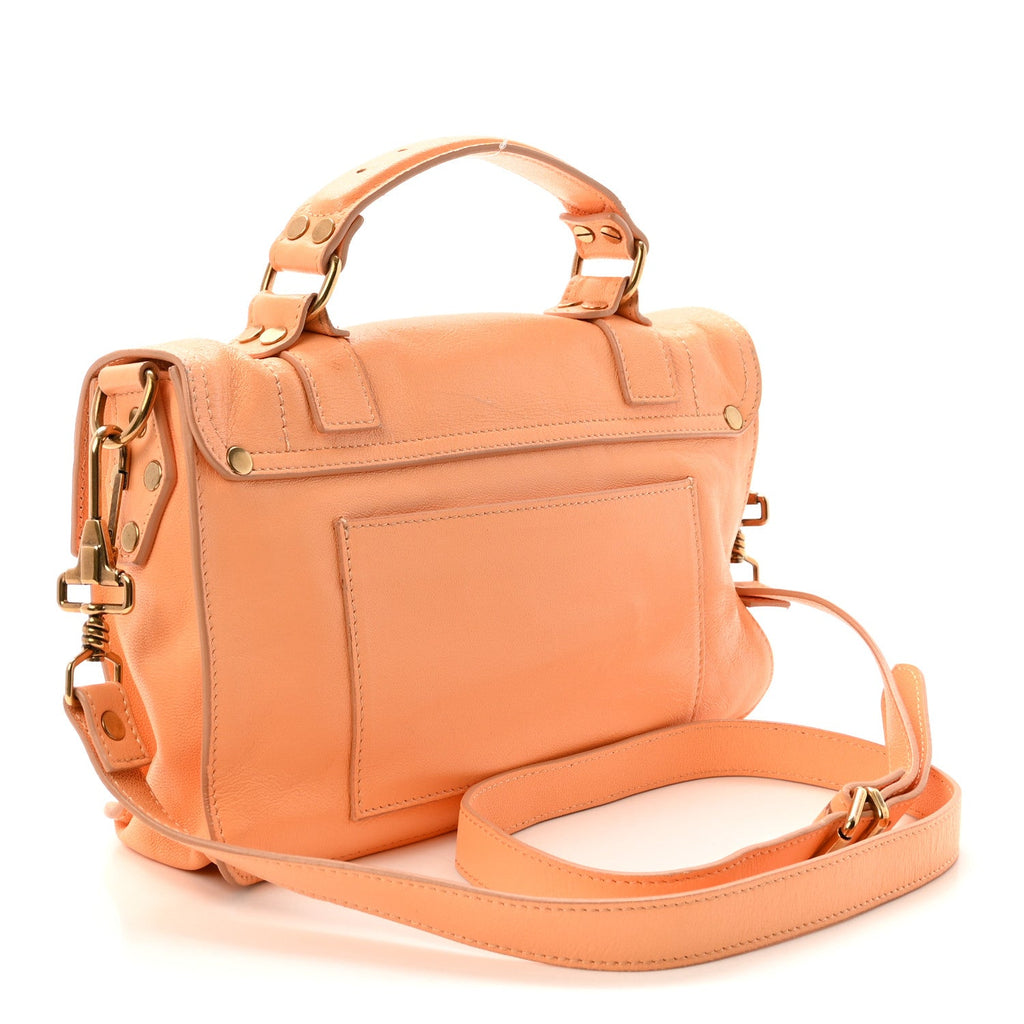 Lambskin Tiny PS1 Satchel Apricot