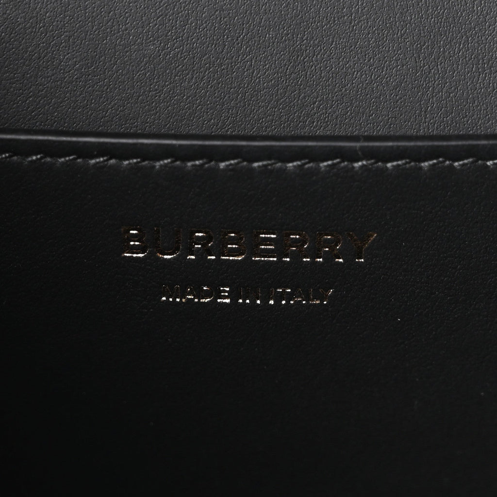 Derby Calfskin House Check Mackford Crossbody Bag Black