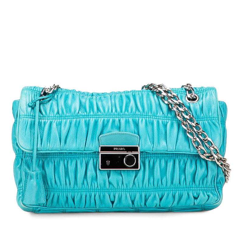 Prada Nappa Gaufre Leather Shoulder Bag