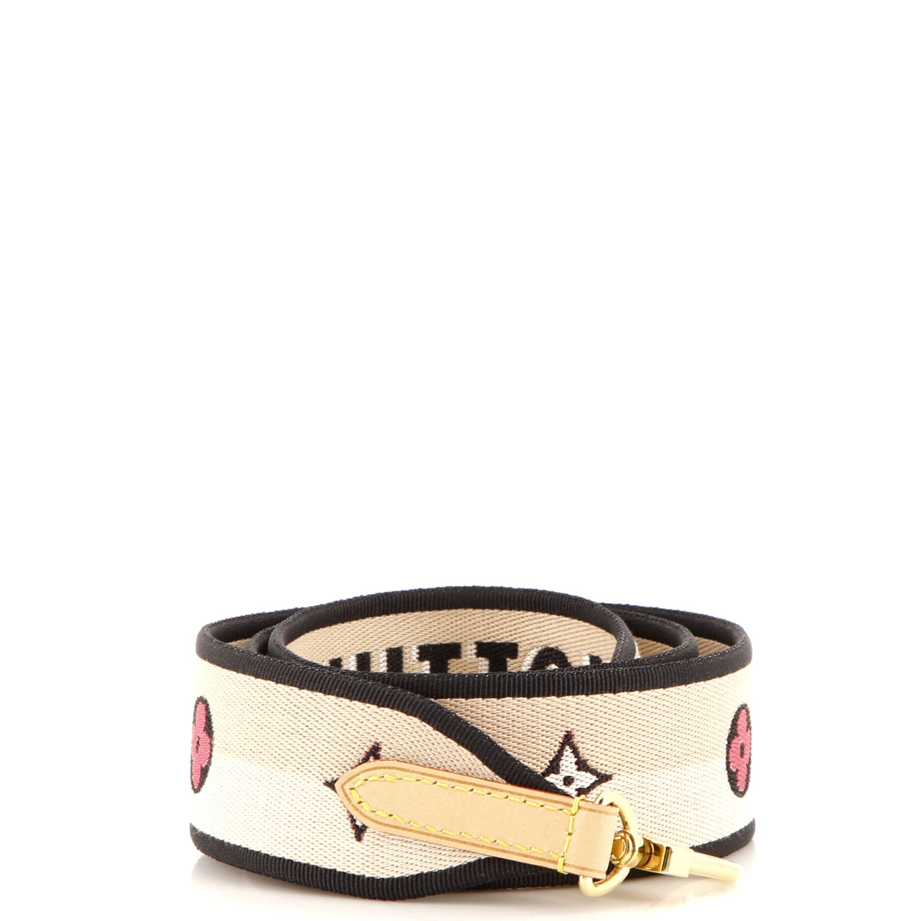Louis Vuitton Logo Shoulder Strap Jacquard Wide
