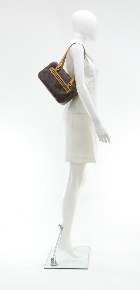 Louis Vuitto Cite MM Monogram Canvas Shoulder Bag