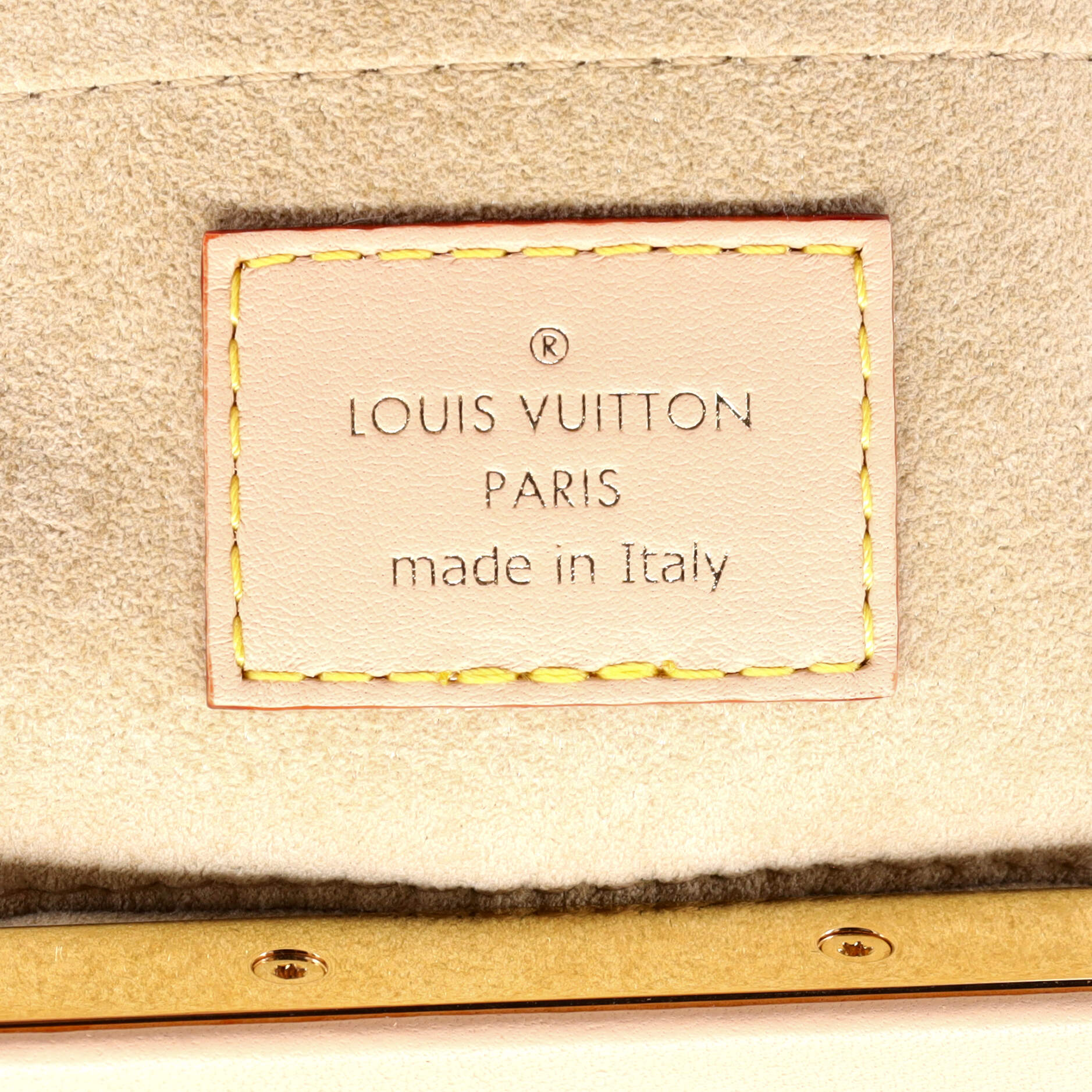 Louis Vuitton Monogram Top Handle Frame Clutch Monogram Canvas