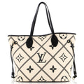 Louis Vuitton Neverfull NM Tote Monogram Empreinte Giant Broderies MM