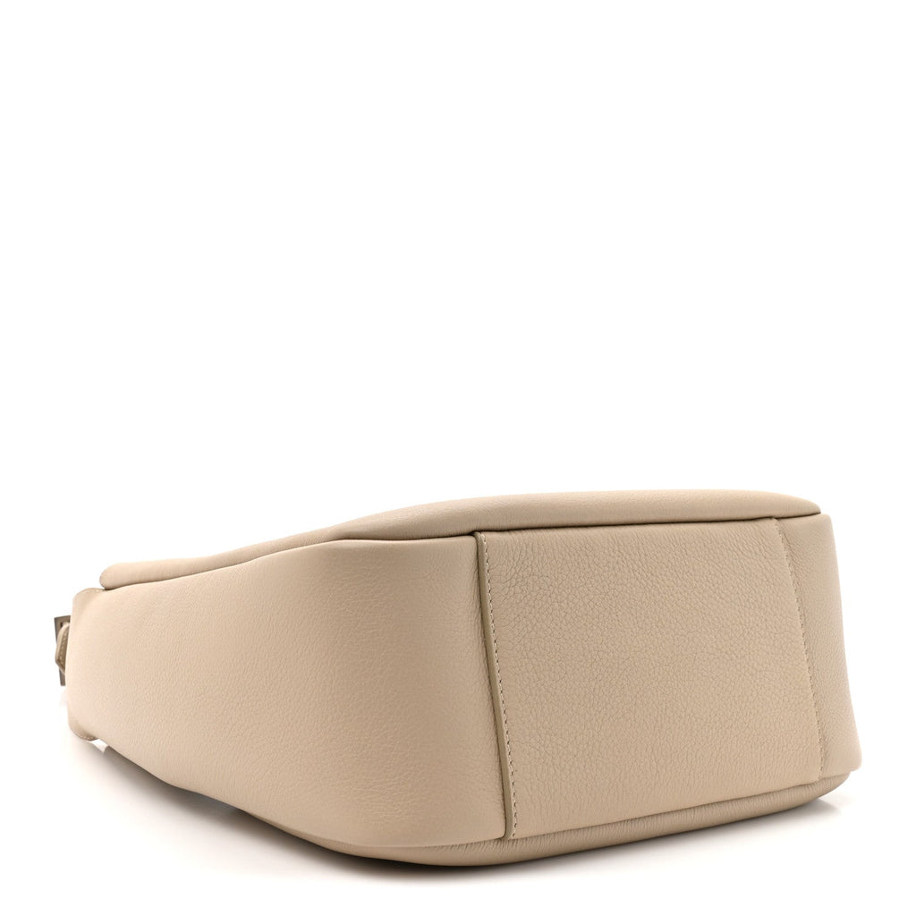 Smooth Calfskin Small Le 5 A 7 Soft Hobo Sea Salt