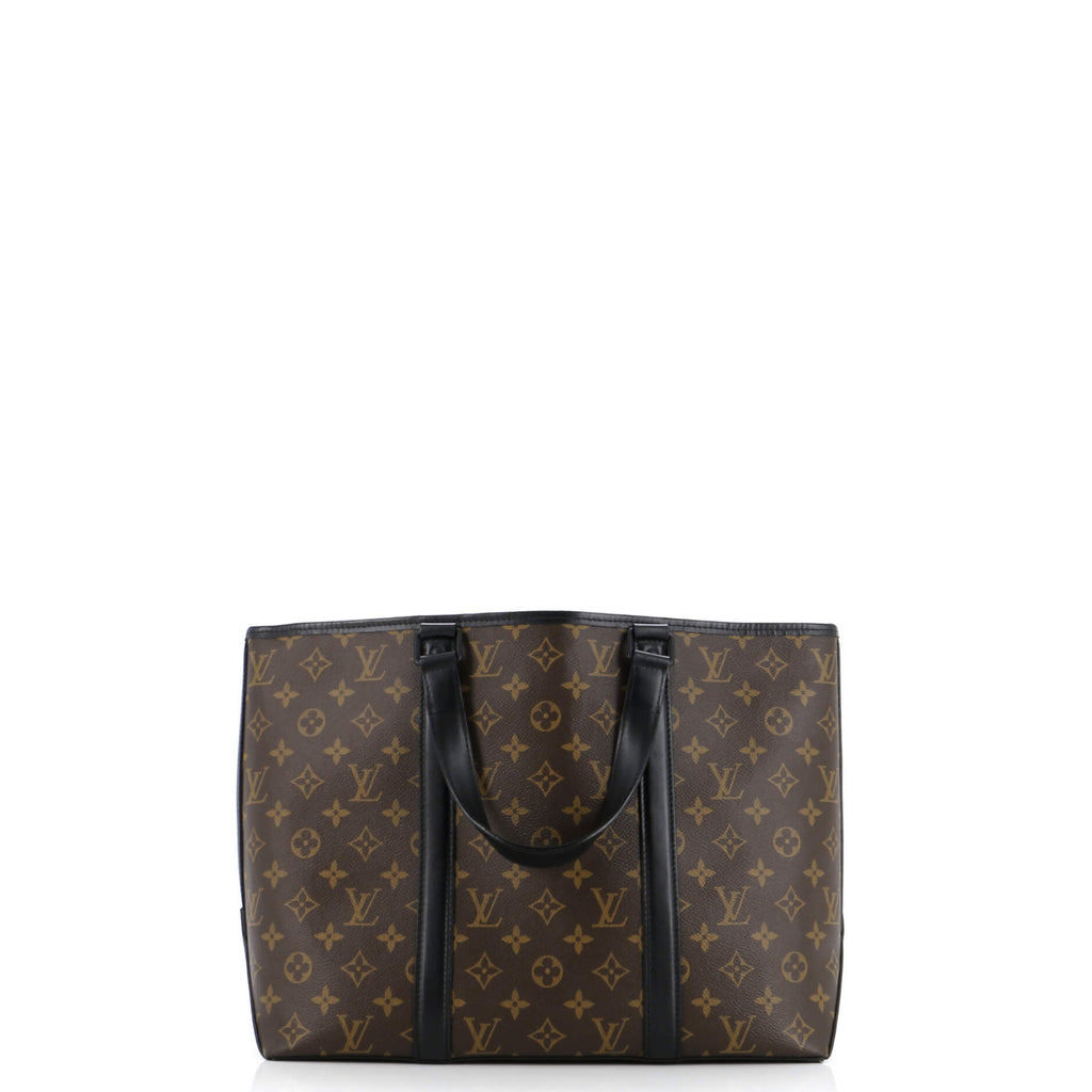 Louis Vuitton Weekend Tote Macassar Monogram Canvas PM