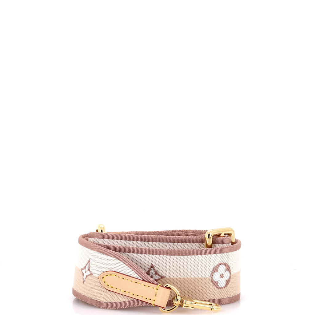 Louis Vuitton Logo Shoulder Strap Jacquard Wide