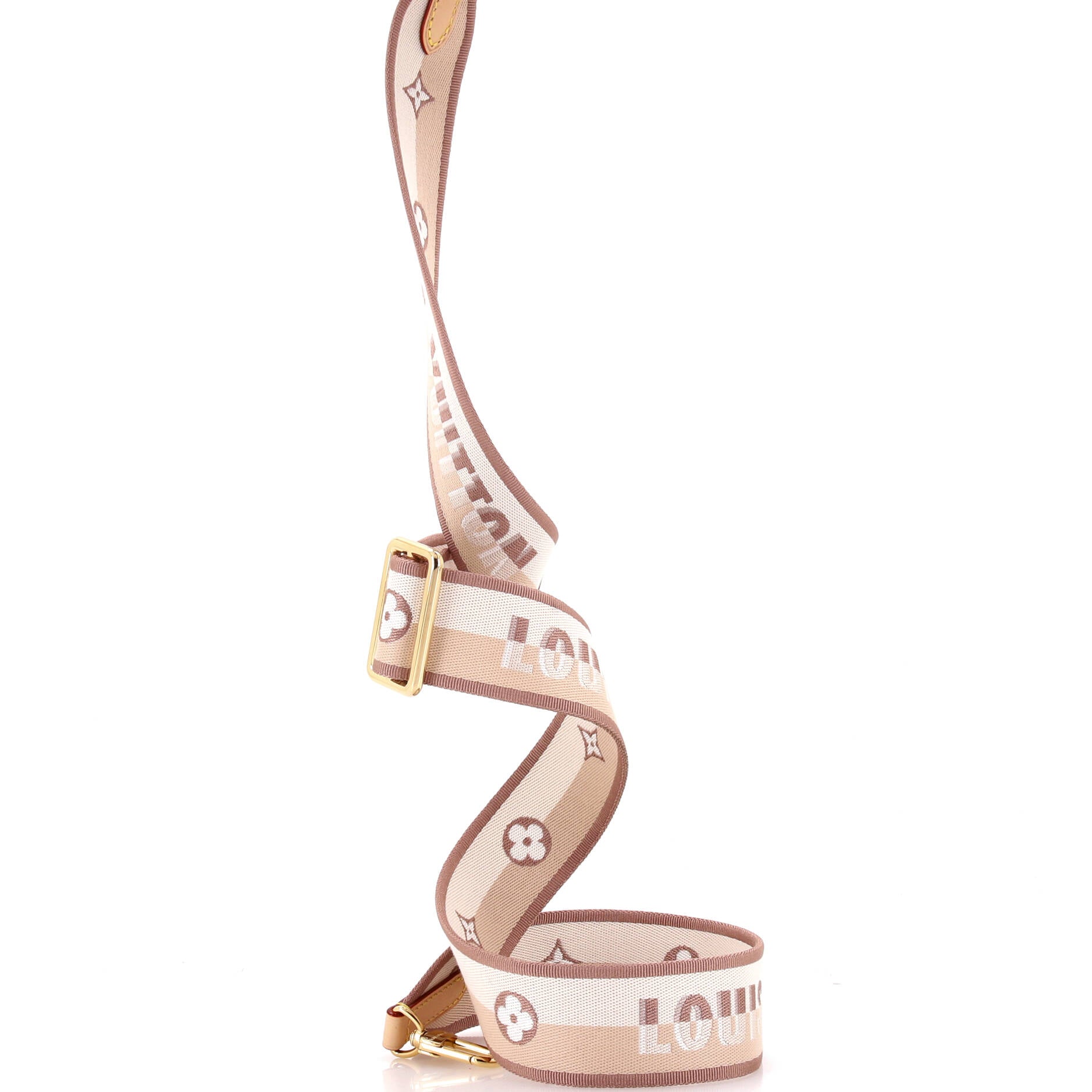 Louis Vuitton Logo Shoulder Strap Jacquard Wide