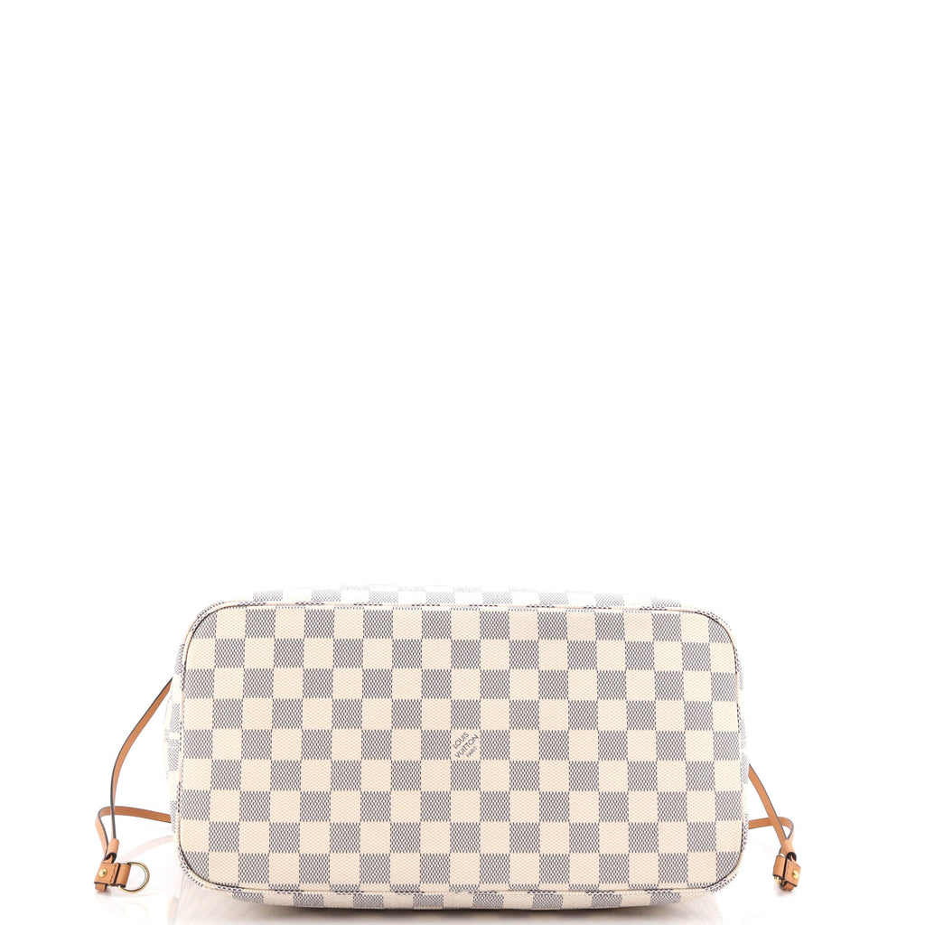 Louis Vuitton Neverfull NM Tote Damier with Braided Detail MM