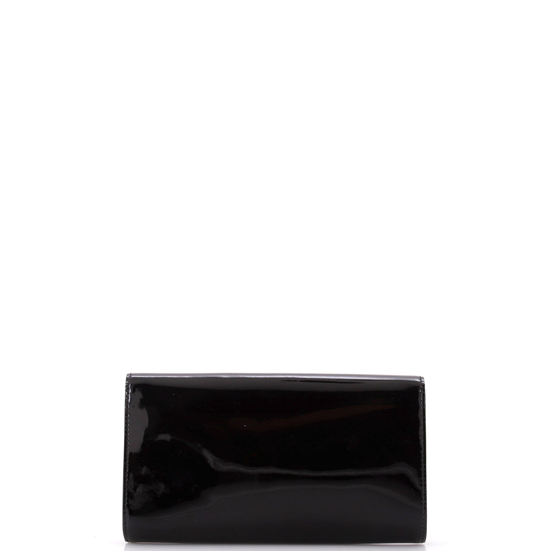 Louis Vuitton Louise Clutch Patent East West