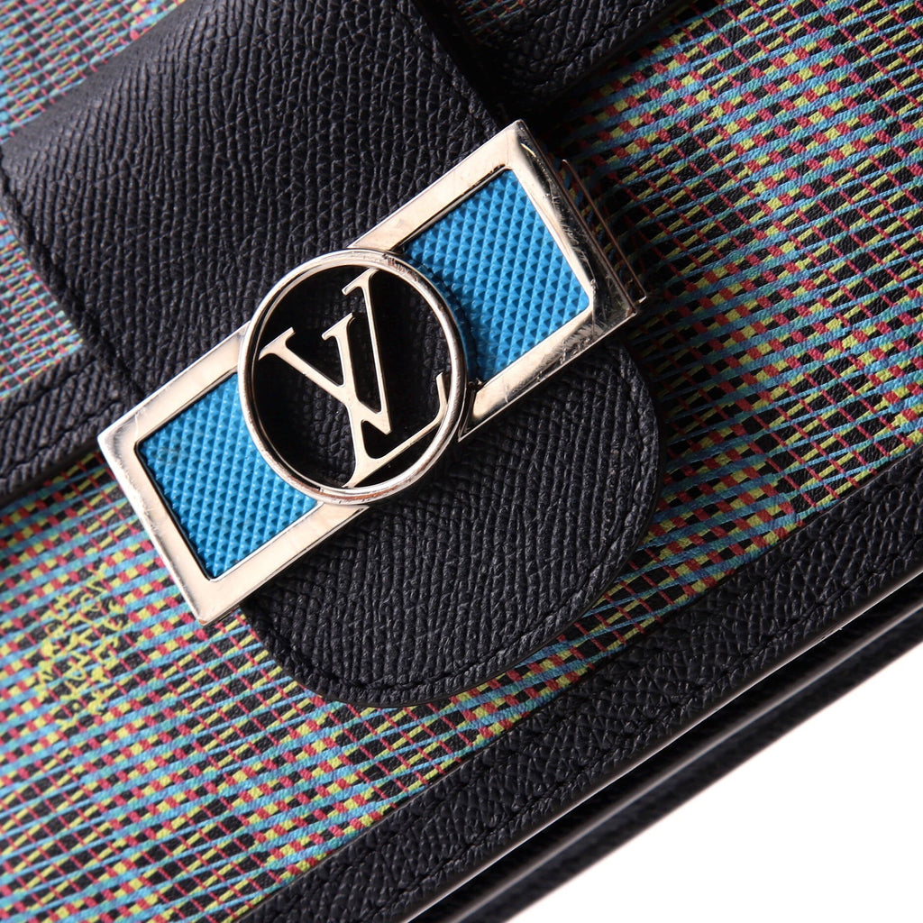 Louis Vuitton Dauphine Shoulder Bag Damier Monogram LV Pop Canvas Mini