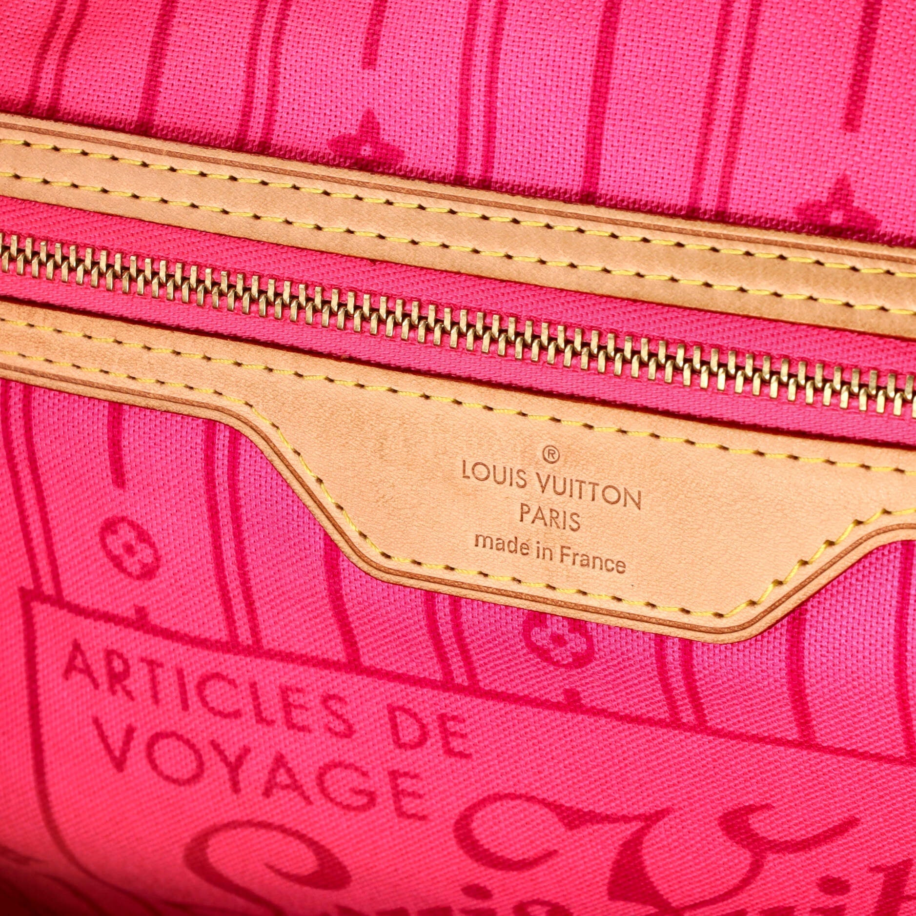 Louis Vuitton Neverfull Tote Limited Edition Monogram Roses MM