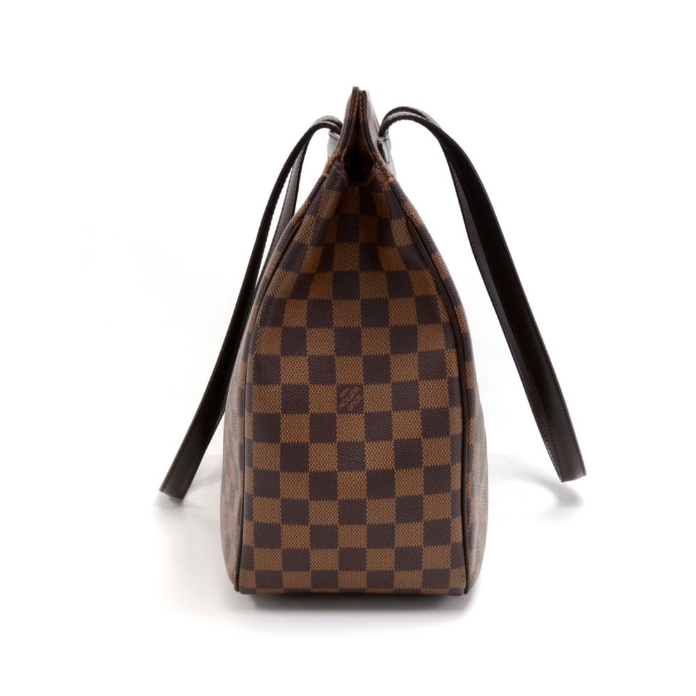 Louis Vuitto Parioli GM Damier Ebene Canvas Tote Bag