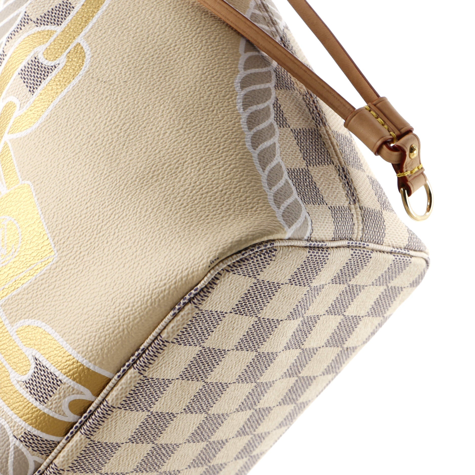 Louis Vuitton Neverfull NM Tote Limited Edition Nautical Damier MM