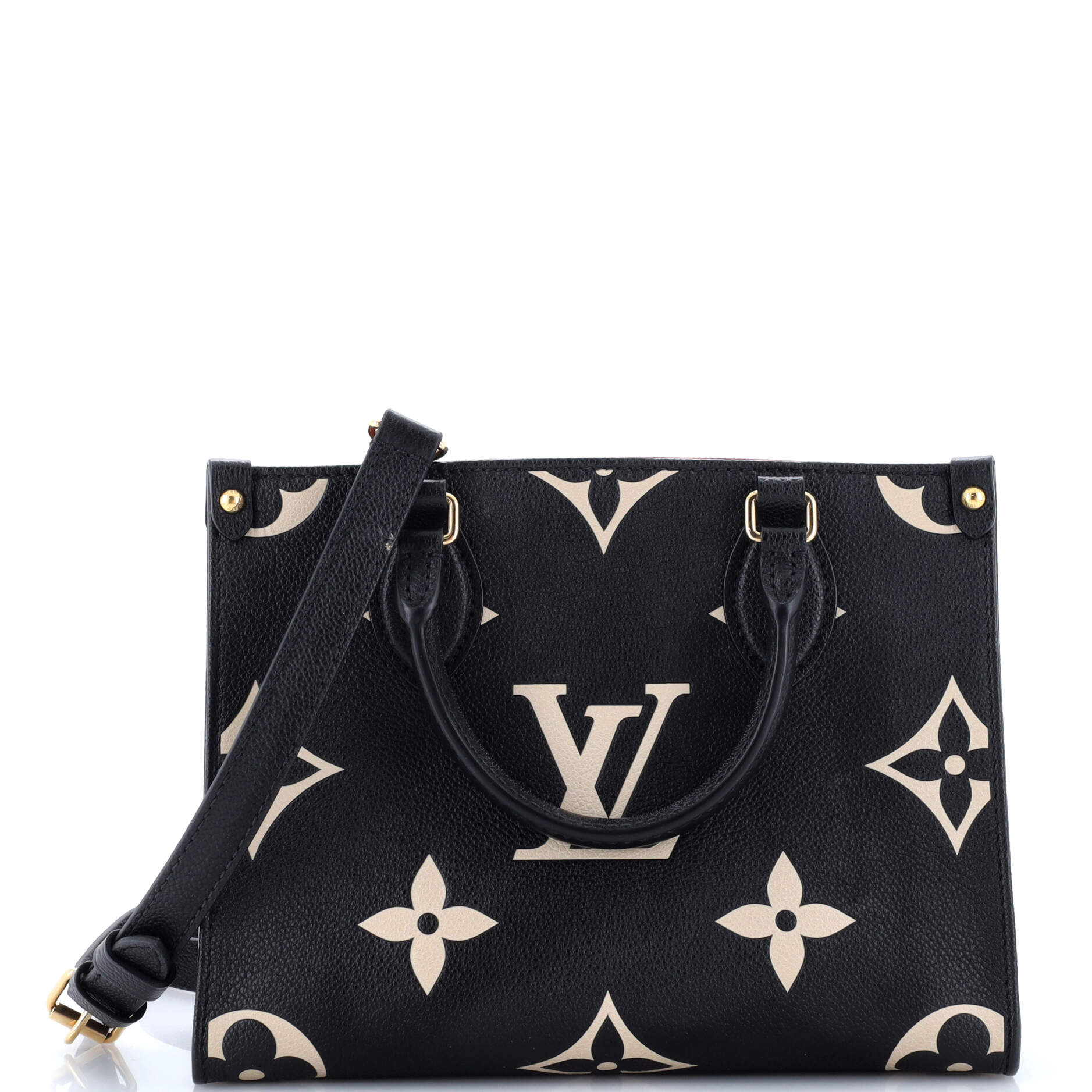 Louis Vuitton OnTheGo Tote Bicolor Monogram Empreinte Giant PM