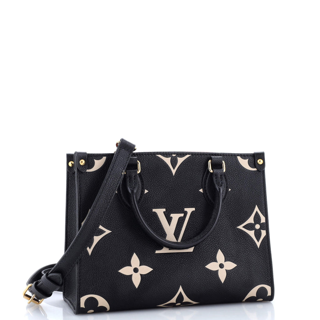 Louis Vuitton OnTheGo Tote Bicolor Monogram Empreinte Giant PM