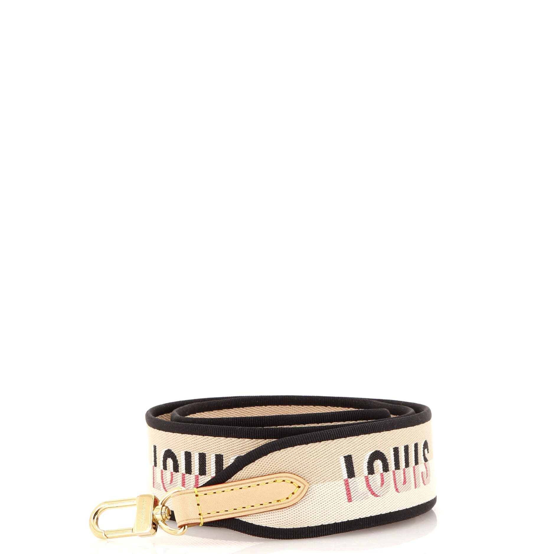 Louis Vuitton Logo Shoulder Strap Jacquard Wide