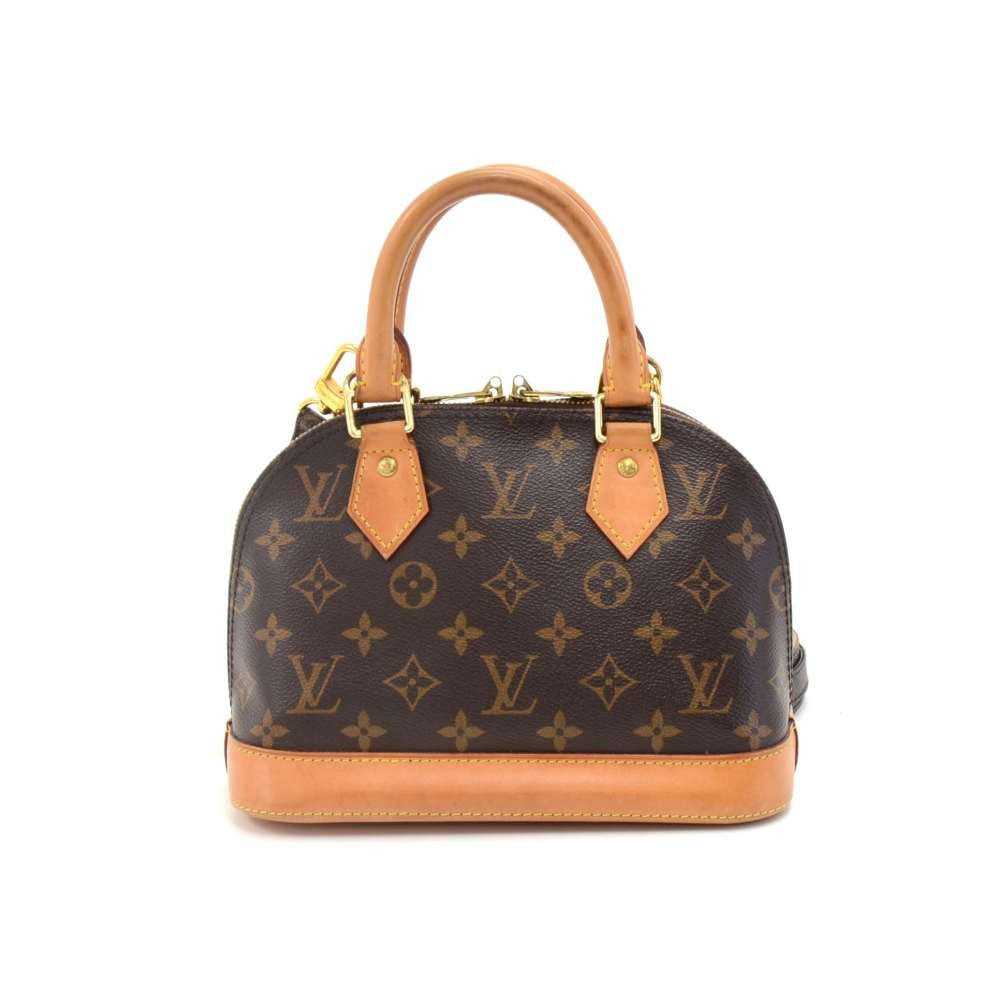 Louis Vuitto Alma BB Monogram Canvas Shoulder Bag