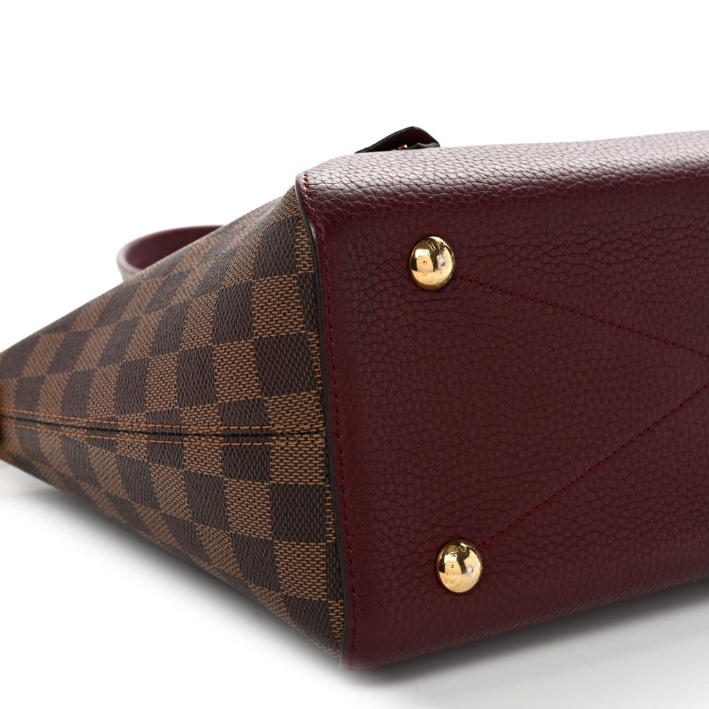 Damier Ebene Cuir Taurillon Hyde Park Fuchsia