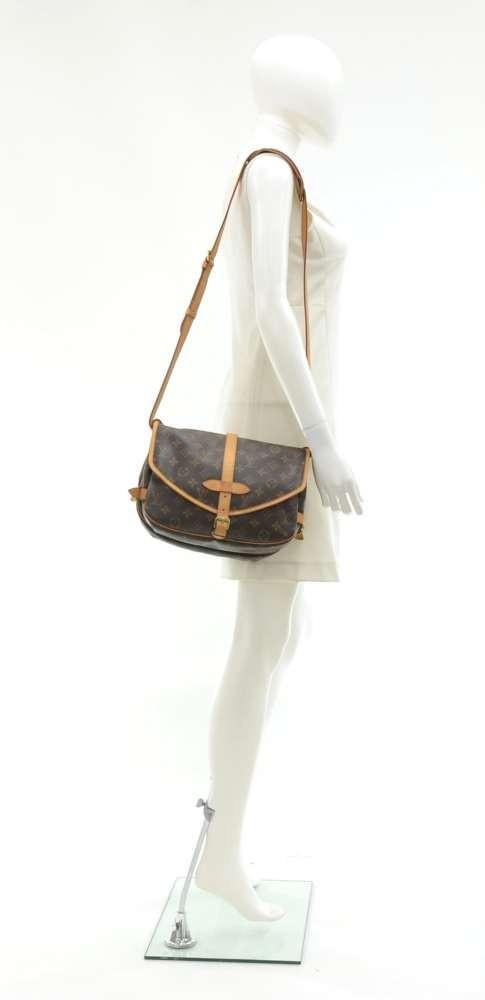 Louis Vuitto Saumur 30 Monogram Canvas Shoulder Bag