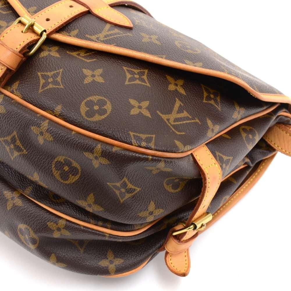 Louis Vuitto Saumur 30 Monogram Canvas Shoulder Bag