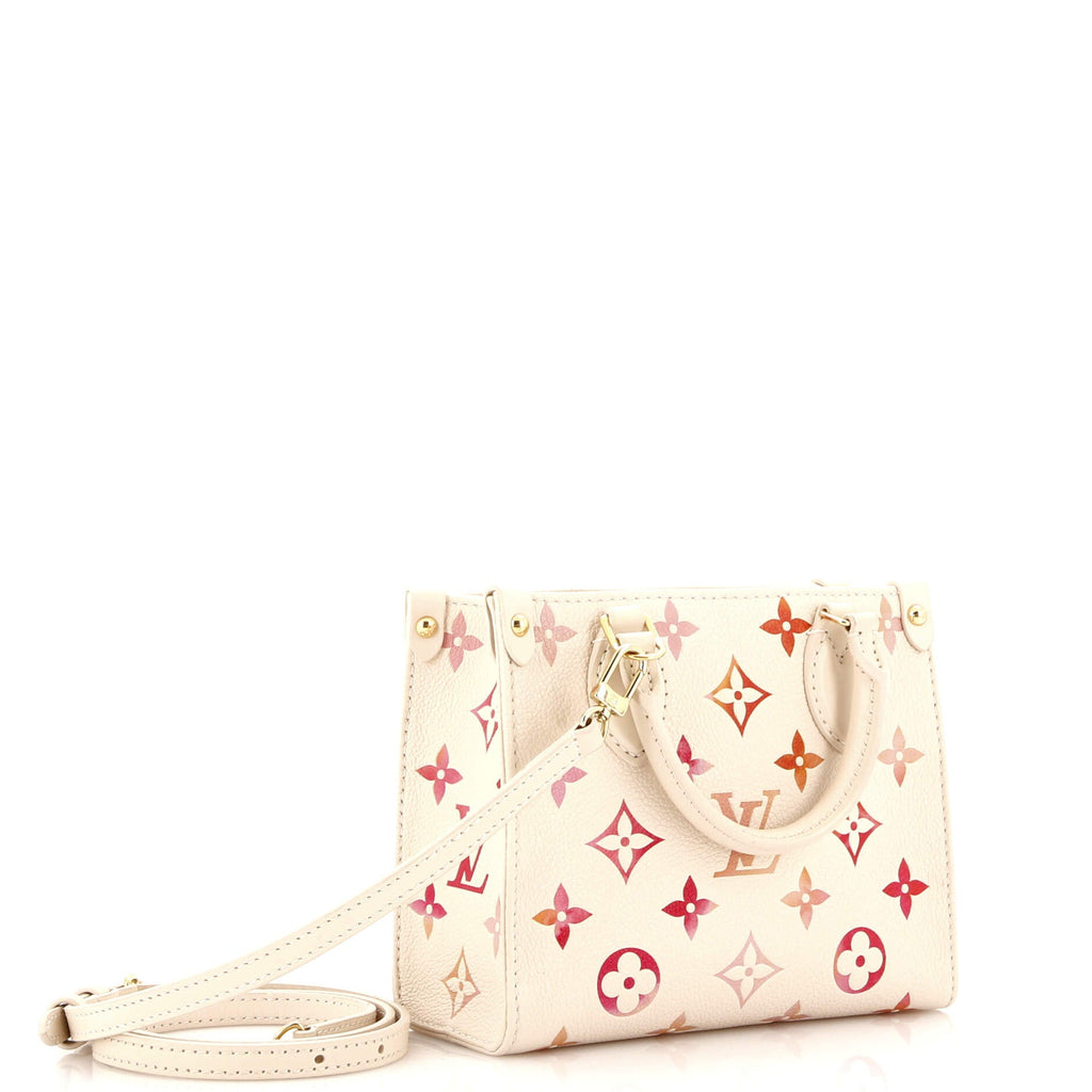 Louis Vuitton OnTheGo Tote Monogram Empreinte Sunrise Aquarelle BB