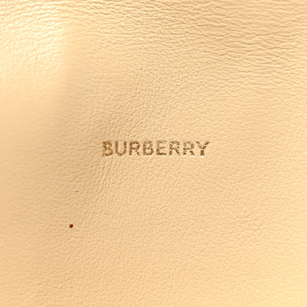 Grainy Calfskin Vintage Check Hampshire Crossbody Beige