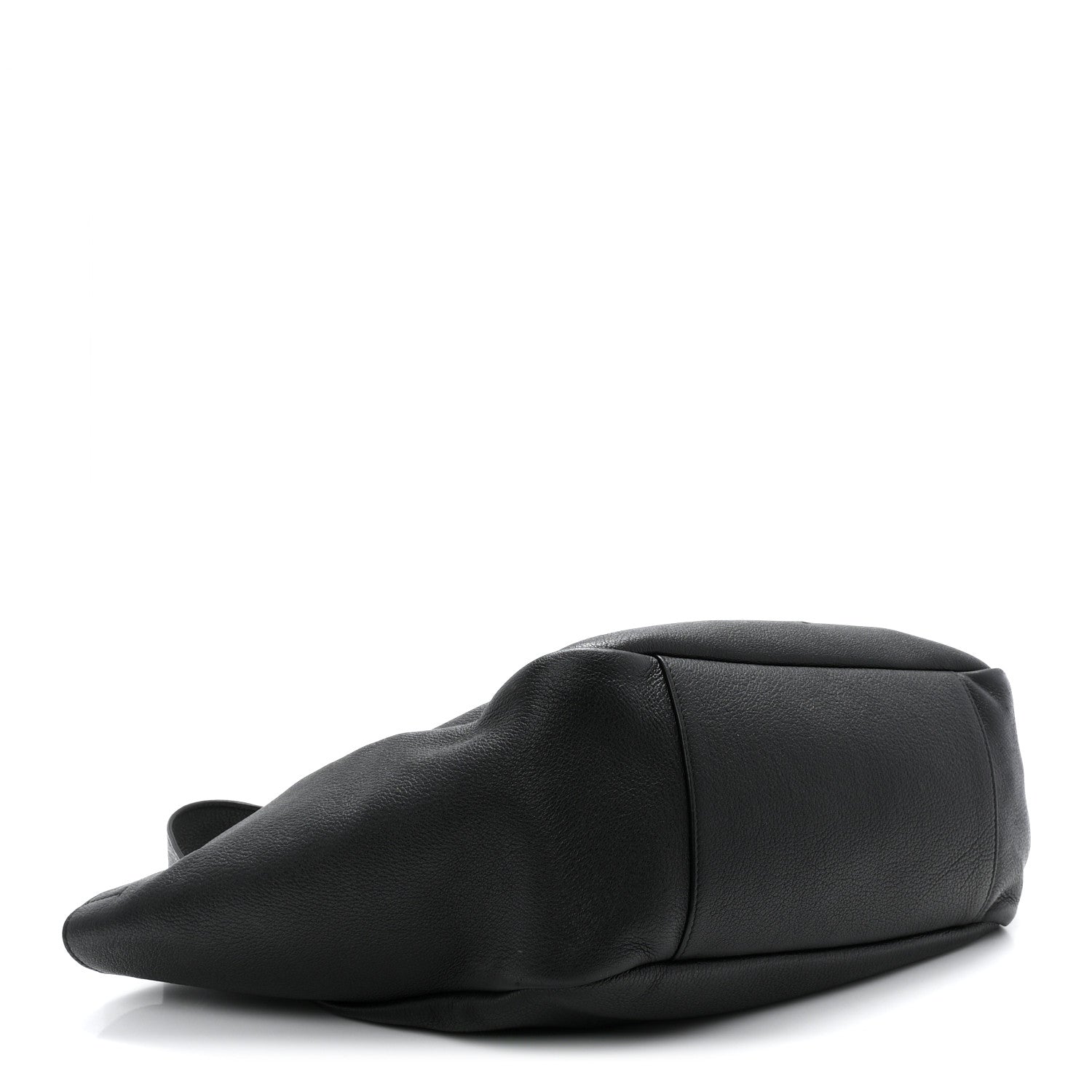 Grained Deerskin Bea Tote Black