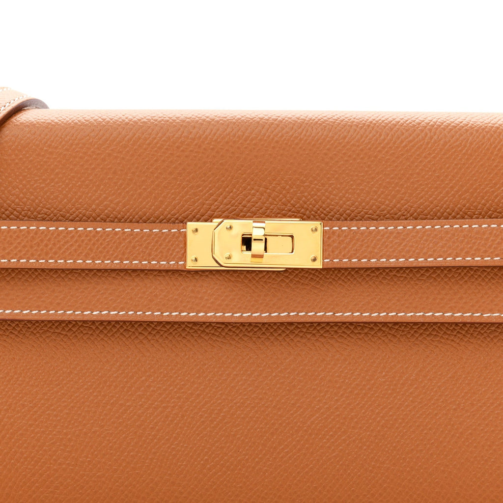 Epsom Kelly Wallet To Go Gold