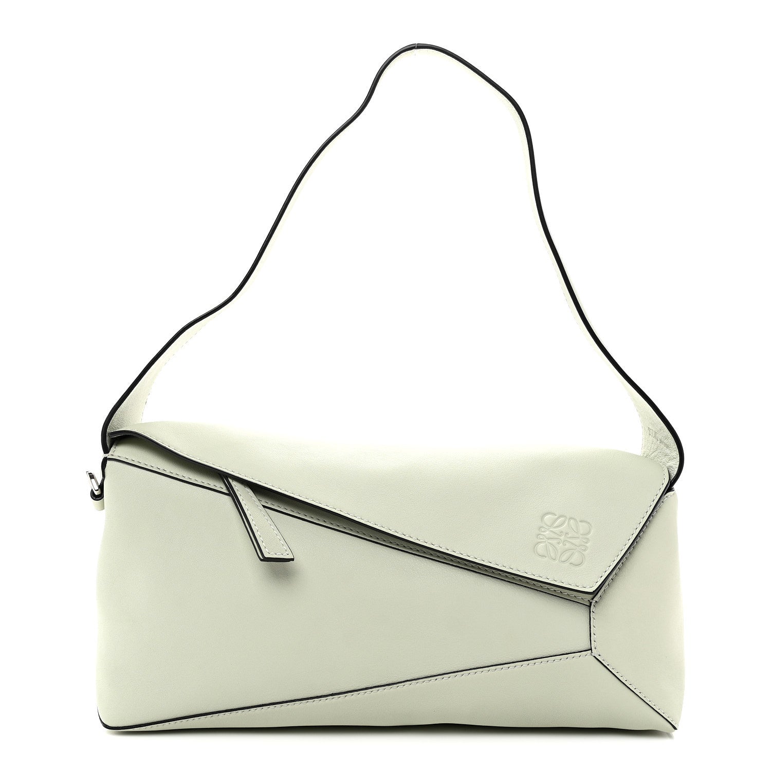 Calfskin Puzzle Hobo Light Celadon