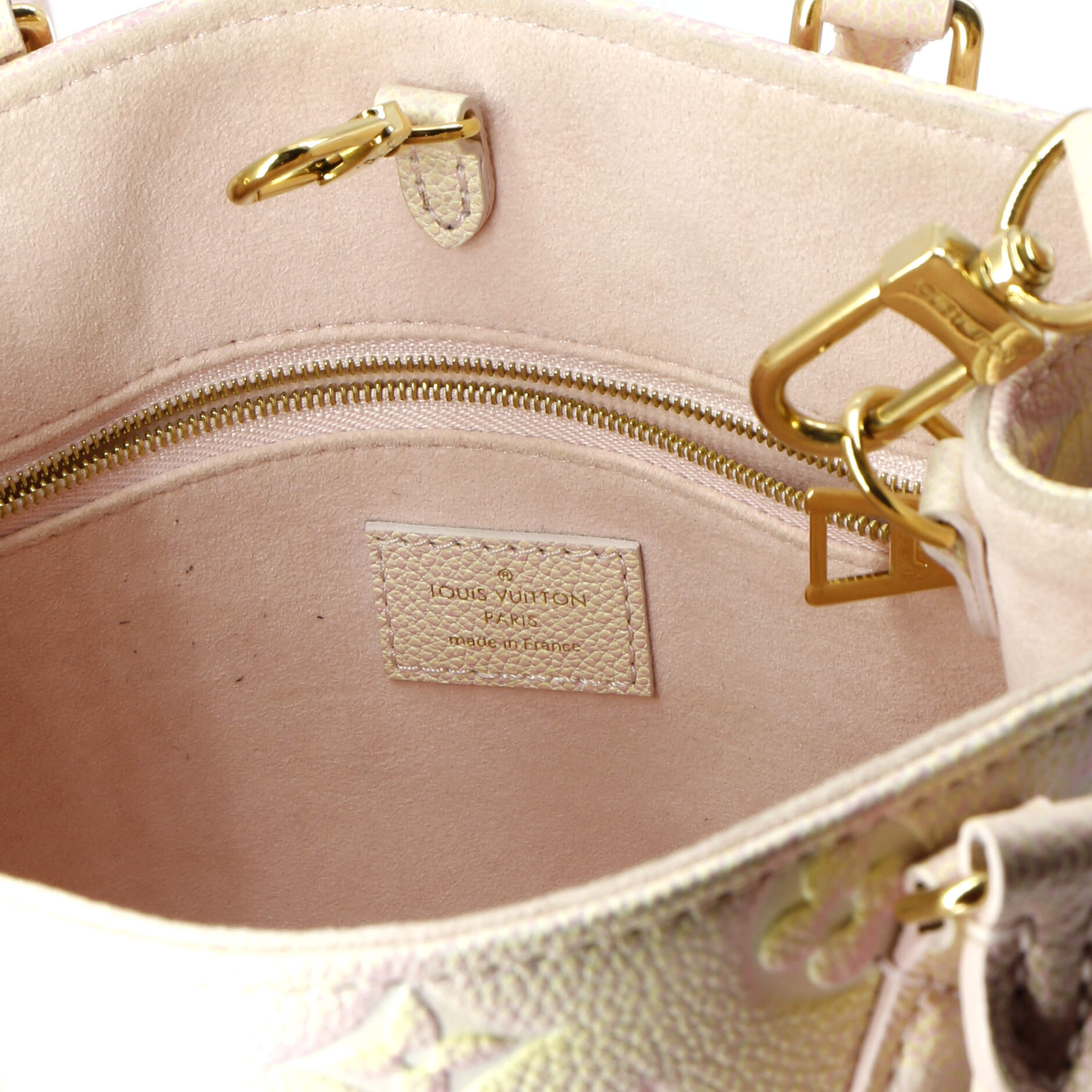 Louis Vuitton OnTheGo Tote Stardust Monogram Empreinte Leather PM