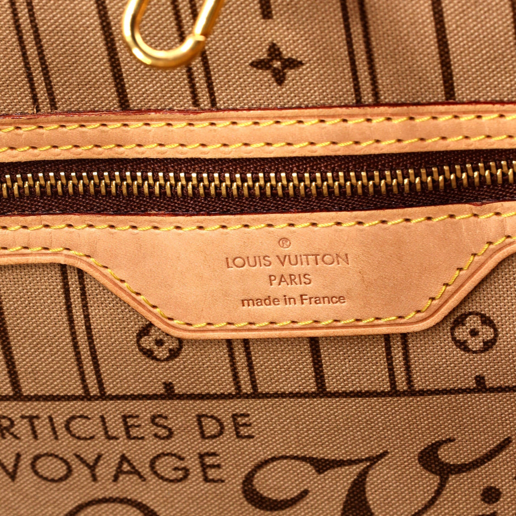 Louis Vuitton Neverfull Tote Monogram Canvas MM