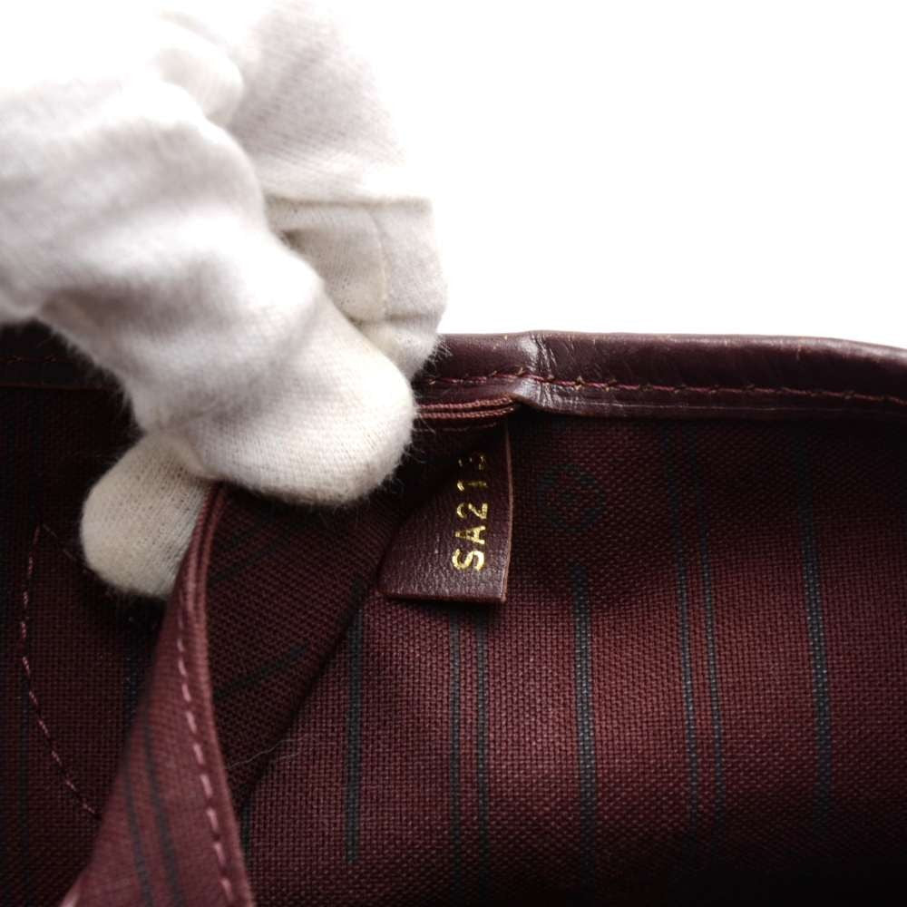 Louis Vuitto Neverfull MM Mini Lin Canvas Tote Bag