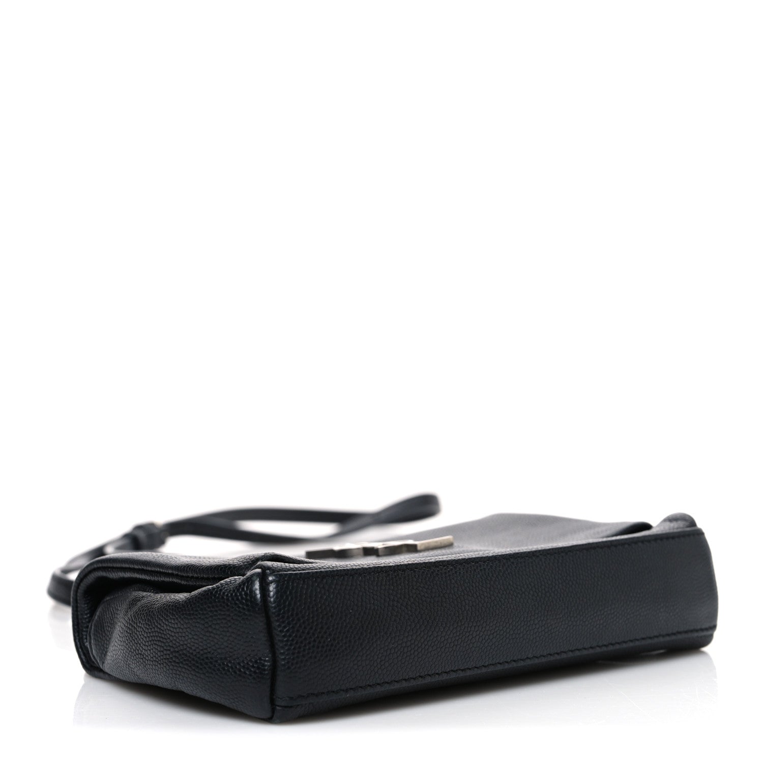 Grain De Poudre Monogram Toy West Hollywood Fold-Over Bag Black