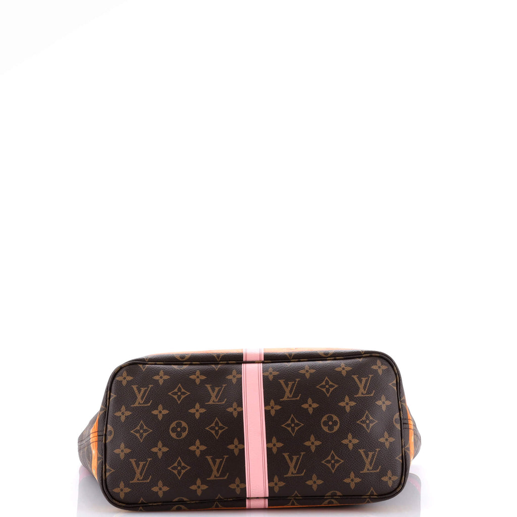 Louis Vuitton Neverfull NM Tote Limited Edition Summer Trunks Monogram Canvas MM