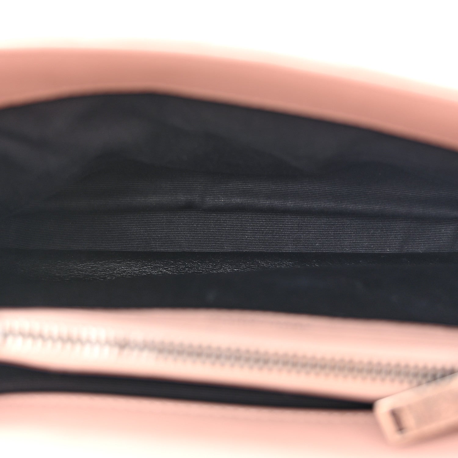 Sheepskin Matelasse Chevron Monogram Medium College Bag Rose Poudre