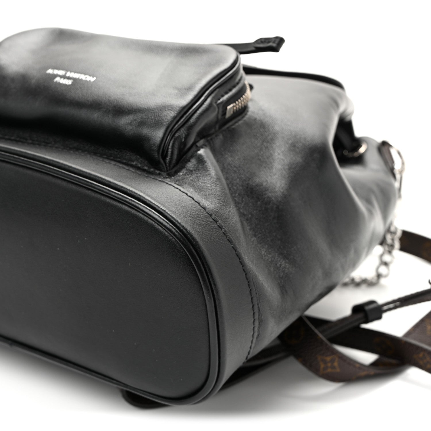 Lambskin Monogram Montsouris Vibe PM Black