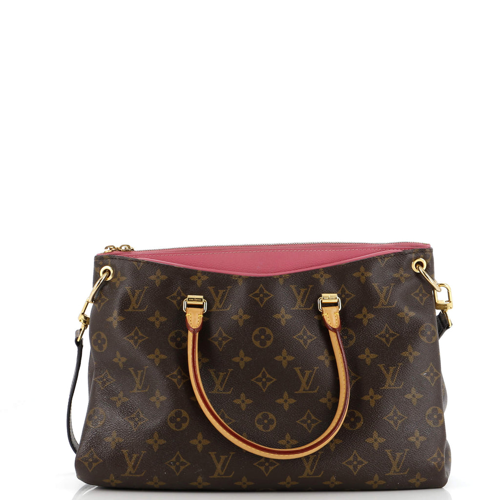 Louis Vuitton Pallas Tote Monogram Canvas with Leather BB