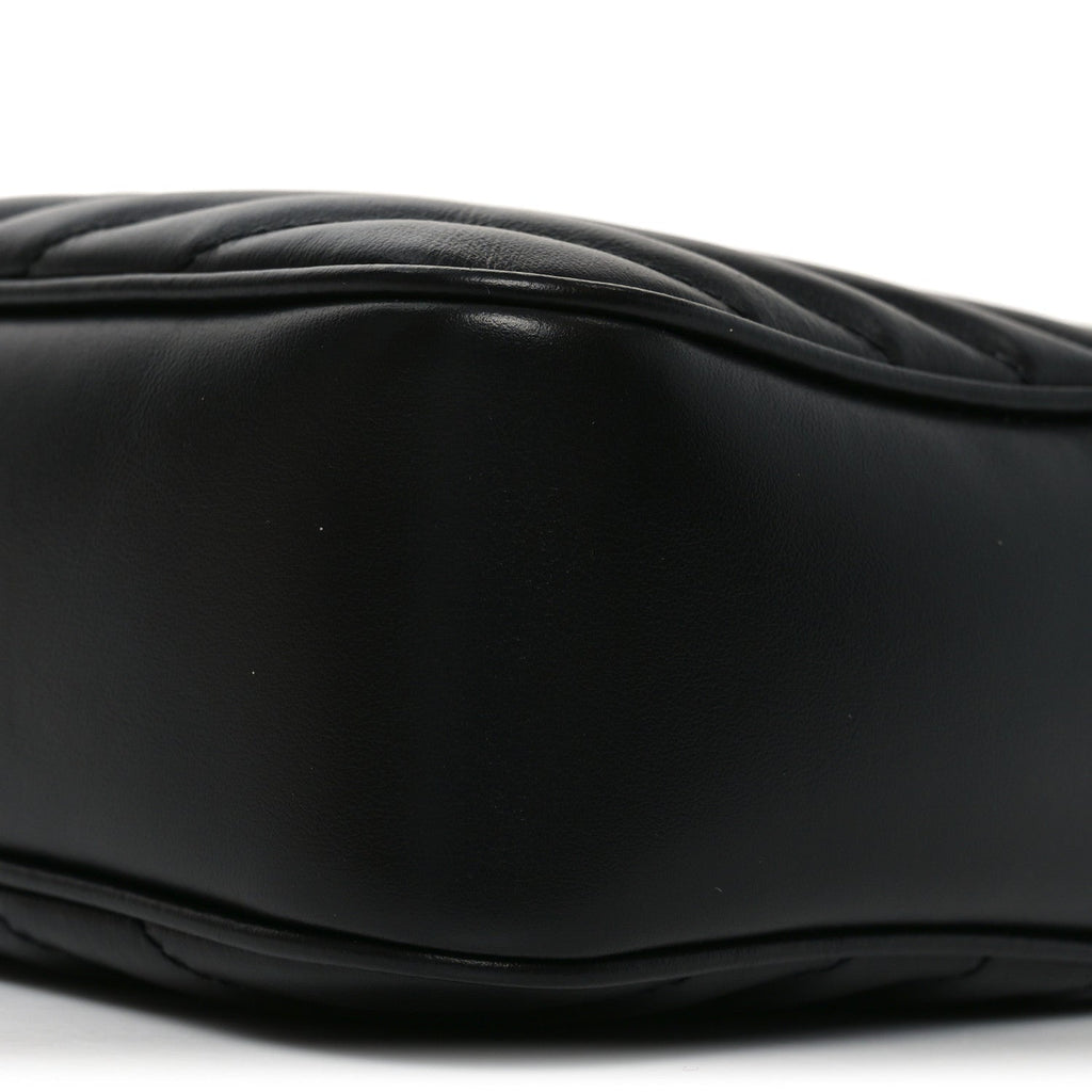 Calfskin Matelasse Monogram Lou Camera Bag Black