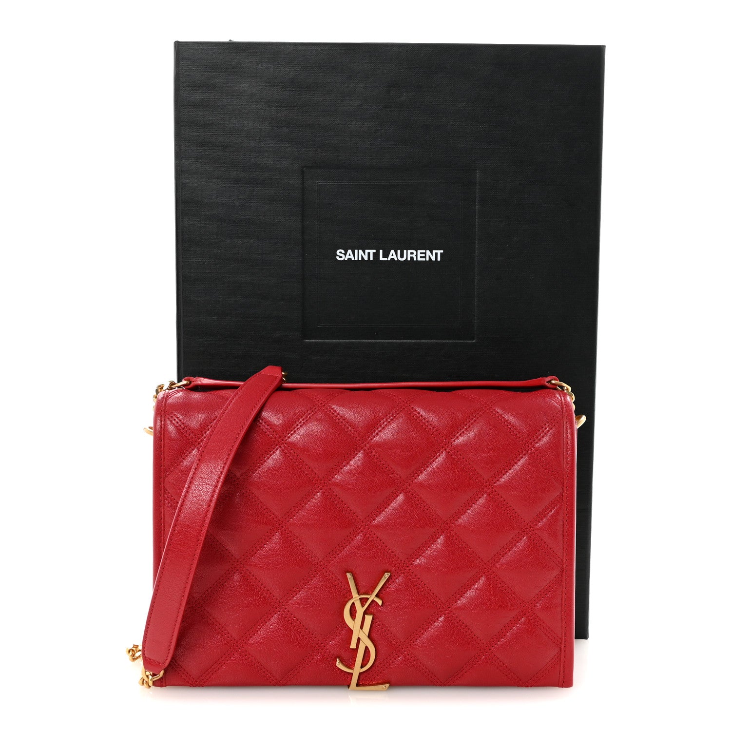 Lambskin Quilted Mini Becky Chain Bag Rouge Eros
