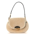Shearling Monogram Sunset Cream