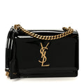 Patent Small Monogram Sunset Black